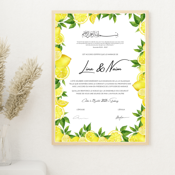Certificat mariage - Dolce Vita